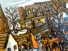 Load image into Gallery viewer, Malmesbury Town Centre linocut