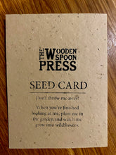 Load image into Gallery viewer, Flower Seed Card