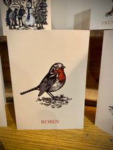 Load image into Gallery viewer, 8 Christmas bird cards