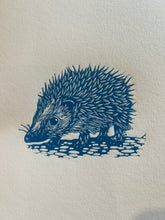 Load image into Gallery viewer, Hedgehog linocut
