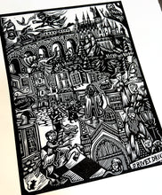 Load image into Gallery viewer, Harry Potter and the Philosopher&#39;s Stone - Linocut
