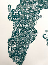Load image into Gallery viewer, The Cotswolds – Original Linocut Print
