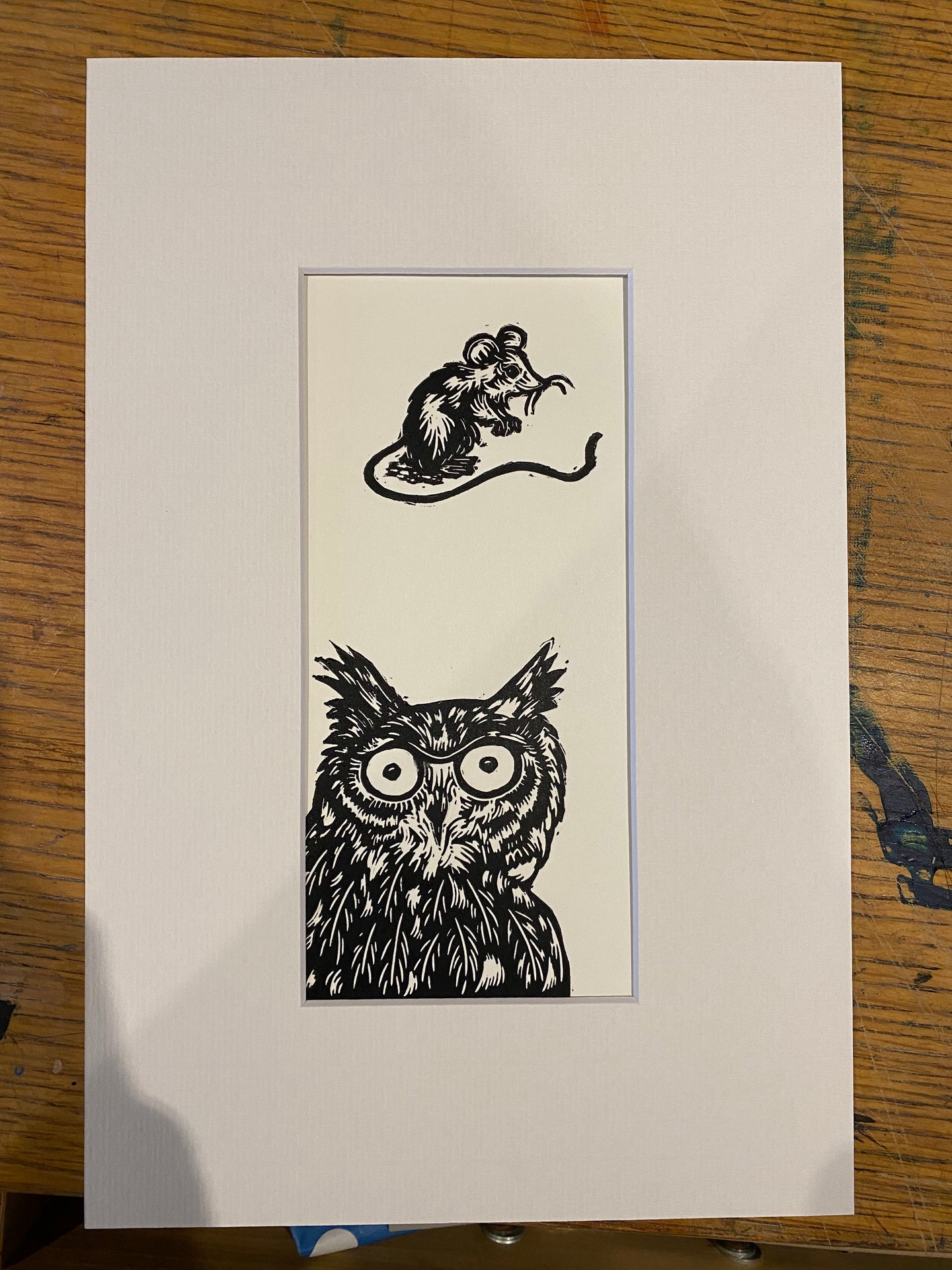 Owl and mouse