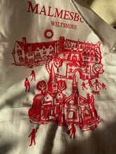 Load image into Gallery viewer, Malmesbury tea towel red
