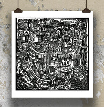 Load image into Gallery viewer, Historic Malmesbury Linocut
