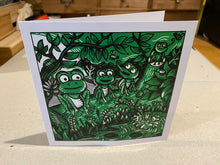 Load image into Gallery viewer, Five Green Speckled Frogs - Card
