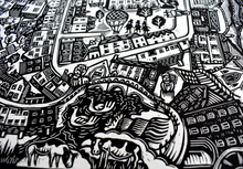 Load image into Gallery viewer, Historic Malmesbury Linocut
