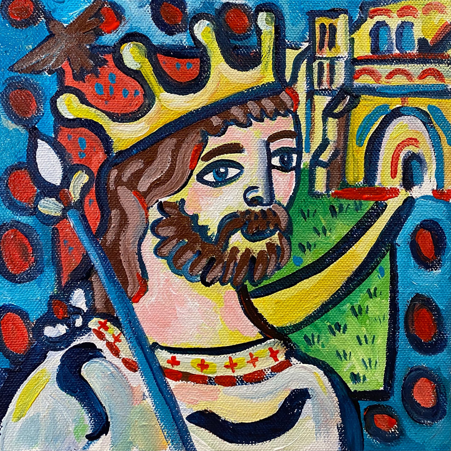 King Athelstan painting